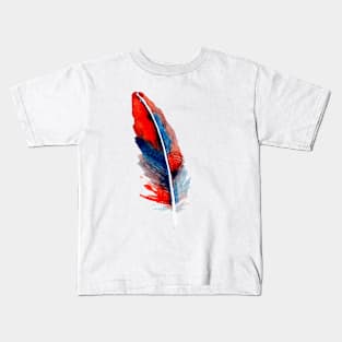 patriotic feather Kids T-Shirt